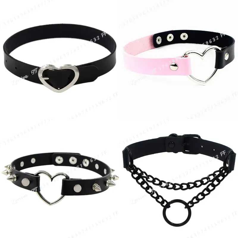 Goth Punk Spike Choker - Harajuku Punk Rock Gotik Gerdanlık Kadınlar