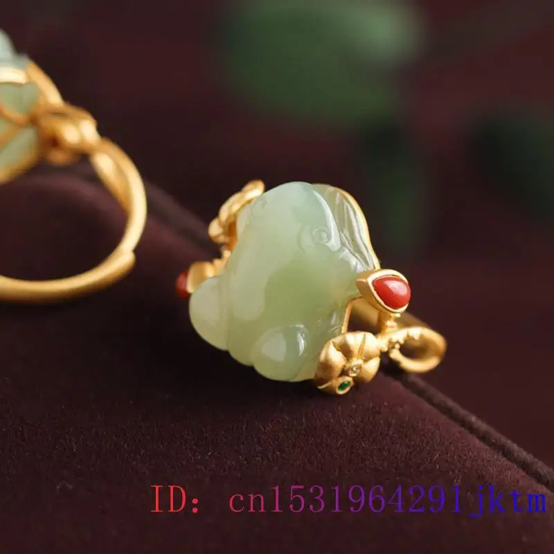 Yeşil yeşim kurbağa yüzük Char - Rings incelemesi ve fiyatı