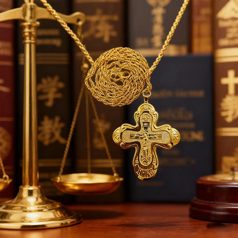 Yeni 2026 Ortodoks Göğüs Haçı  - Cross Pendant Necklace Gold incelemesi ve fiyatı