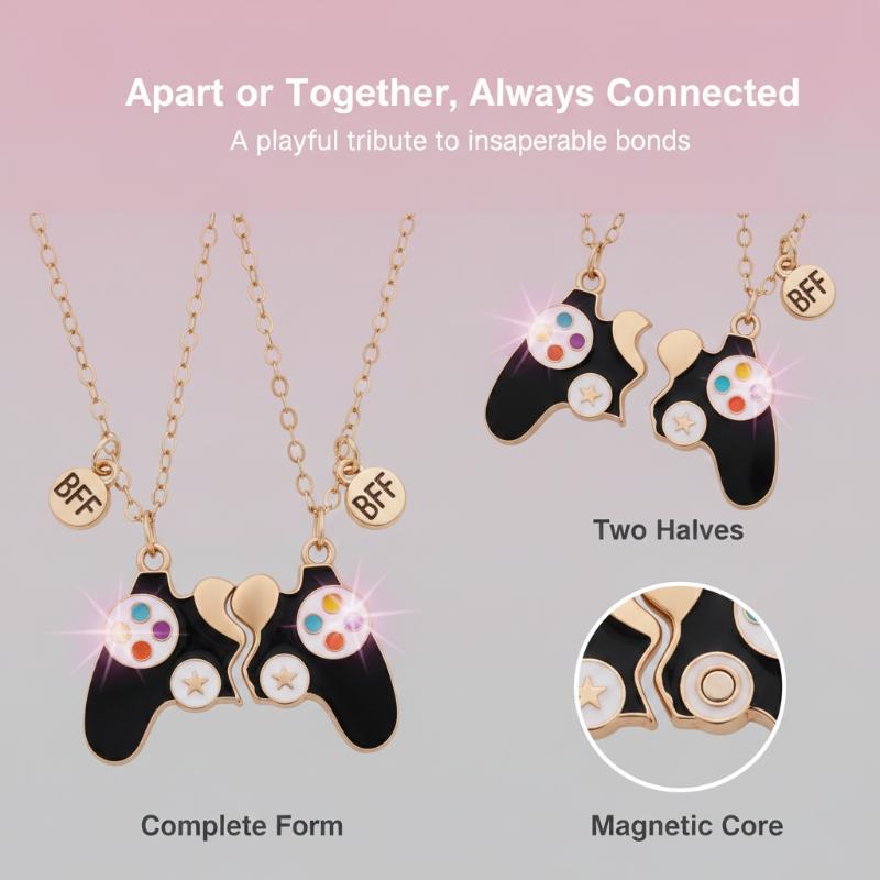 2 Adet Manyetik Oyun Kolu Şekl - Magnetic Couple Matching Necklaces incelemesi ve fiyatı