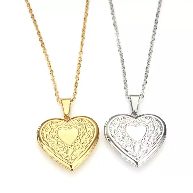 Romantik Kalp Kolye Kadınlar İ - Heart Locket Necklace Photo incelemesi ve fiyatı