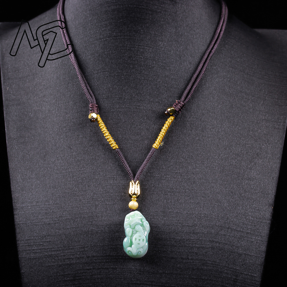 Doğal Birmanya Zümrüt Bezelye  - Necklaces incelemesi ve fiyatı