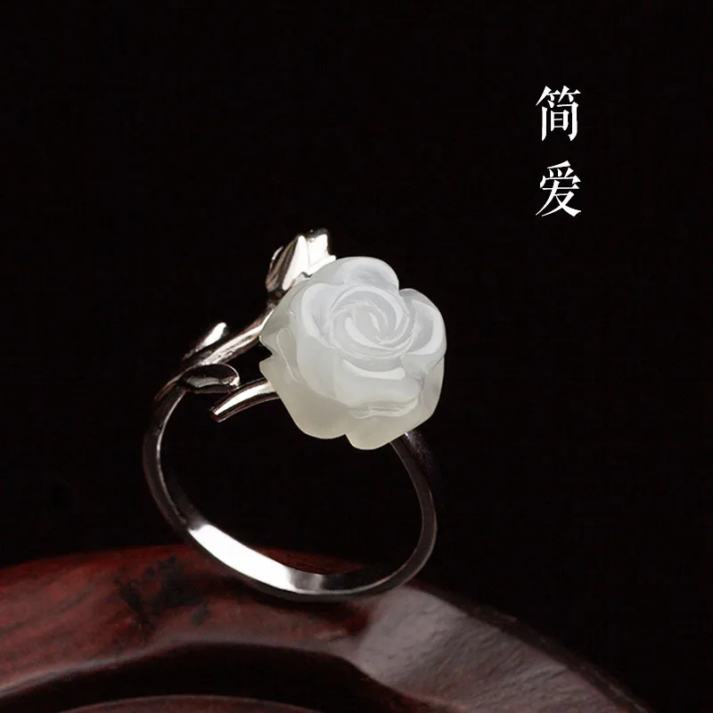 Yeşim gül yüzük takı çin kadın - Rings incelemesi ve fiyatı