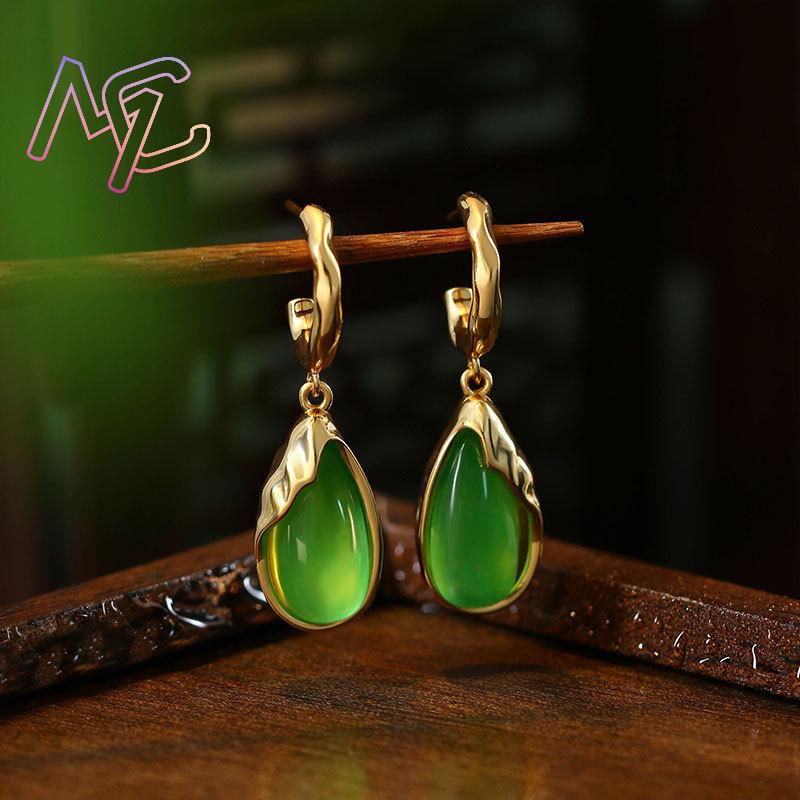 Yeşil Gerçek Yeşim Taşı Damla  - Earrings incelemesi ve fiyatı