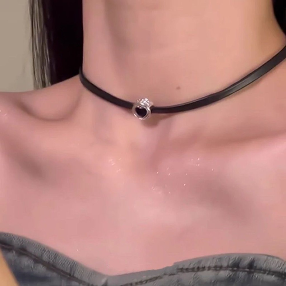 Y2K Gotik Aşk Kalp Kolye Kolye - Layered Pendant Necklace Aesthetic incelemesi ve fiyatı