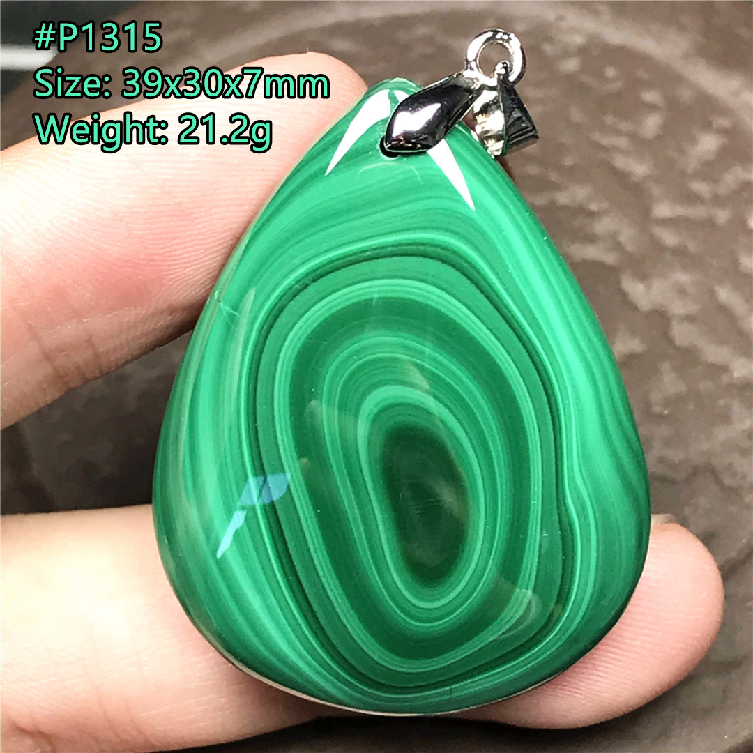 Doğal yeşil malakit Chrysocoll - Crystal Pendant Necklace Natural Stone incelemesi ve fiyatı