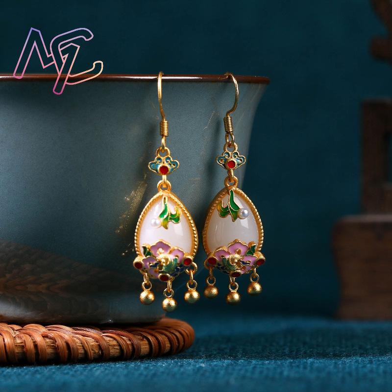 Doğal Yeşim Çiçek Küpe Charm M - Earrings incelemesi ve fiyatı