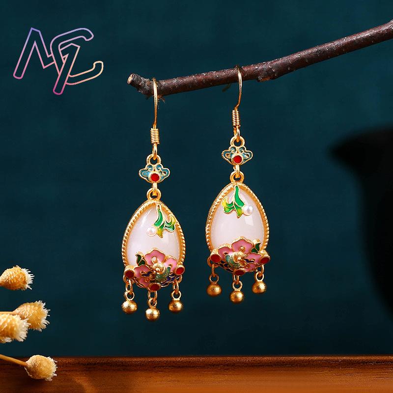 Doğal Yeşim Çiçek Küpe Charm M - Earrings incelemesi ve fiyatı