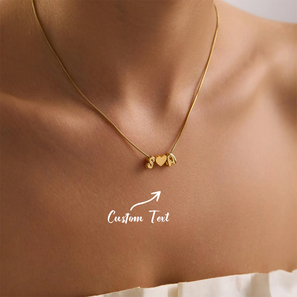 Kişiye Özel İki Harfli İsim 3D - Custom Name Necklace Stainless Steel incelemesi ve fiyatı