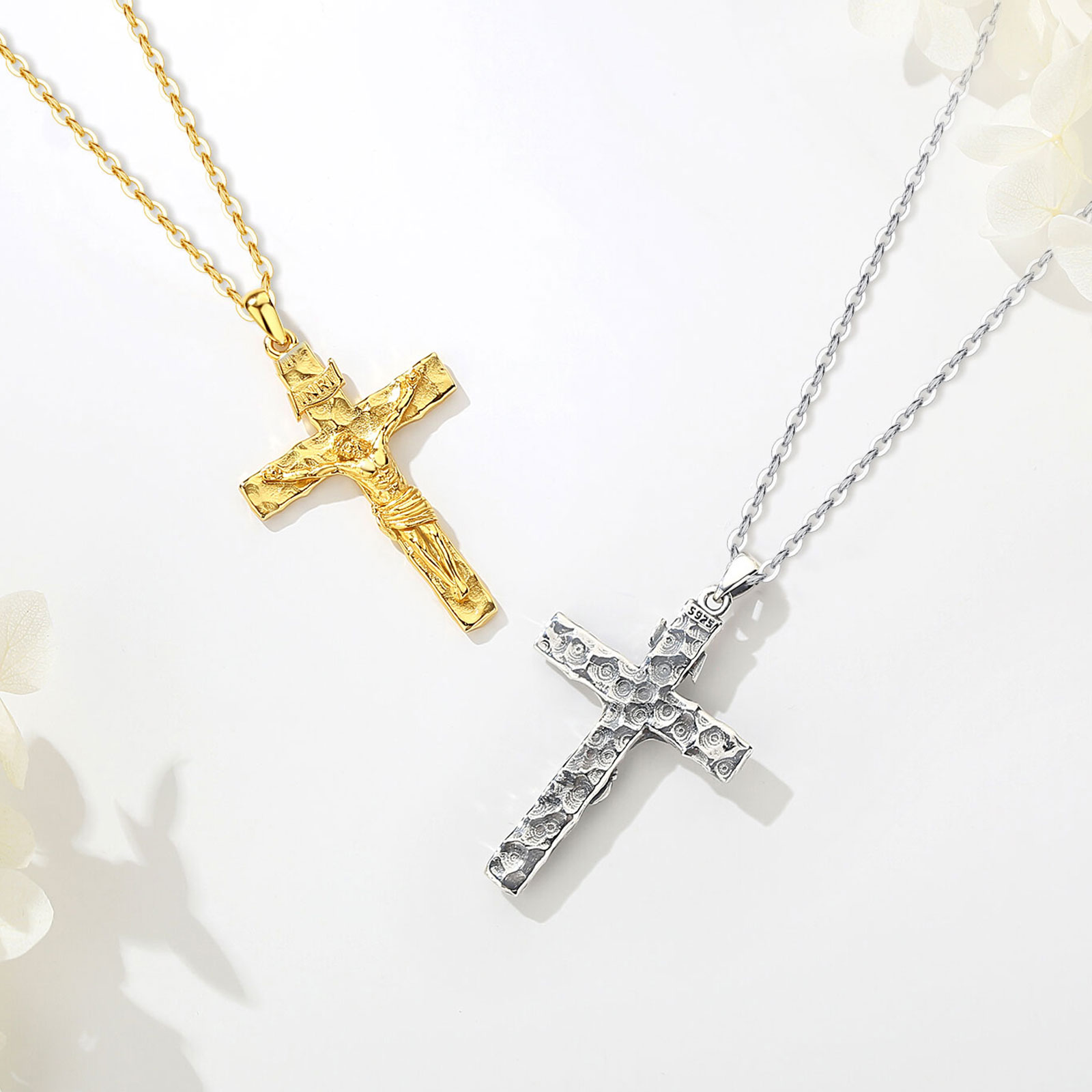 Eudora Haç Kolye 925 Ayar Gümü - Cross Pendant Necklace Gold incelemesi ve fiyatı