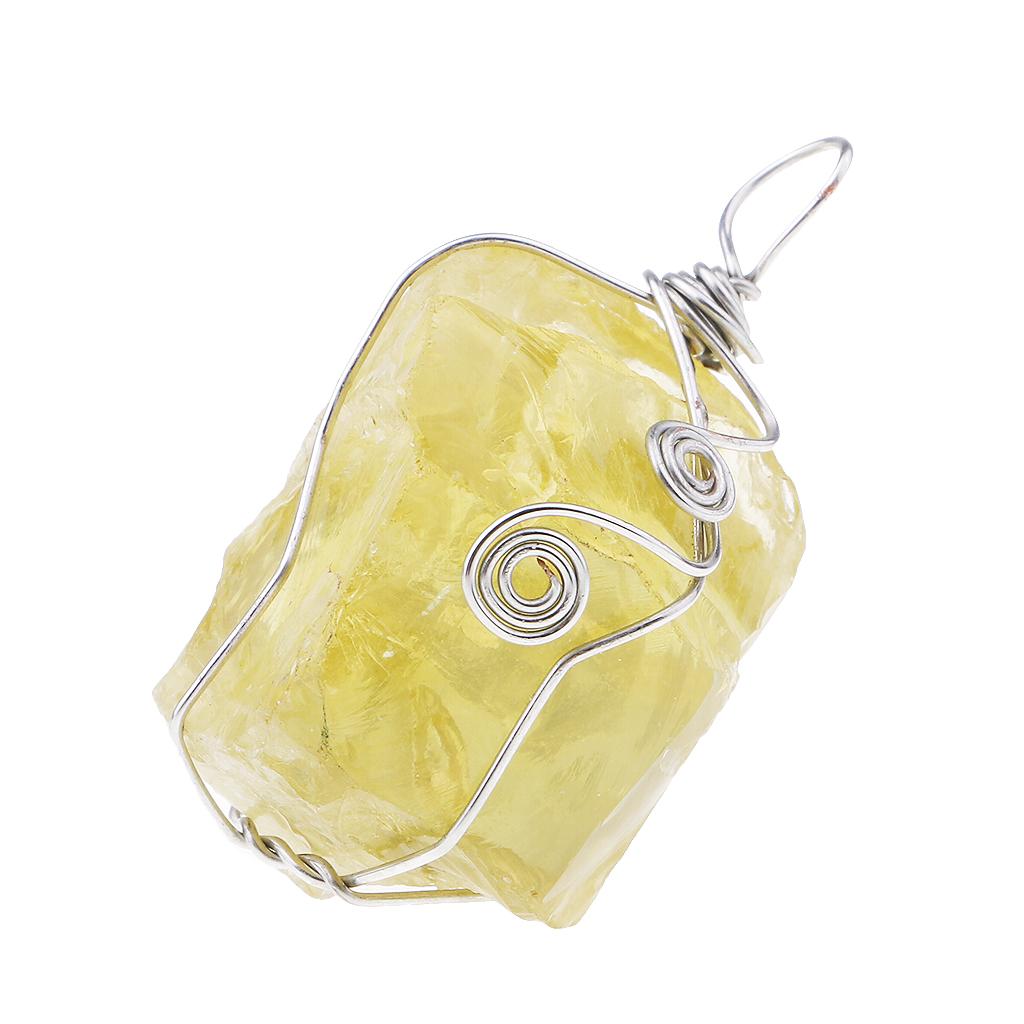 Sitrin Kolye Doğal Sarı Krista - Crystal Pendant Necklace Natural Stone incelemesi ve fiyatı