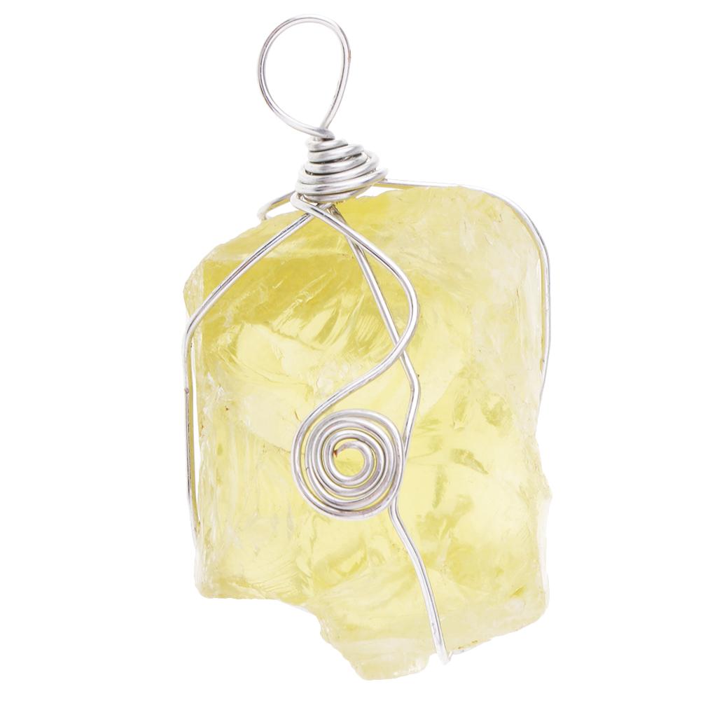 Sitrin Kolye Doğal Sarı Krista - Crystal Pendant Necklace Natural Stone incelemesi ve fiyatı