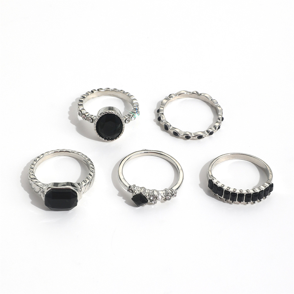 Kadınlar için Retro Tarzı Siya - Vintage Punk Knuckle Rings Set incelemesi ve fiyatı