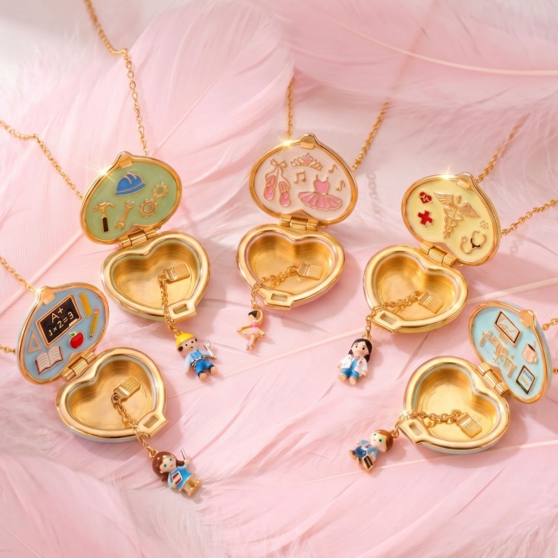 Vintage Kalp Şeklinde Fotoğraf - Heart Locket Necklace Photo incelemesi ve fiyatı