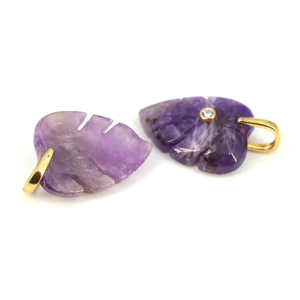 Doğal Şifa Kristali Yaprak Kol - Crystal Pendant Necklace Natural Stone incelemesi ve fiyatı