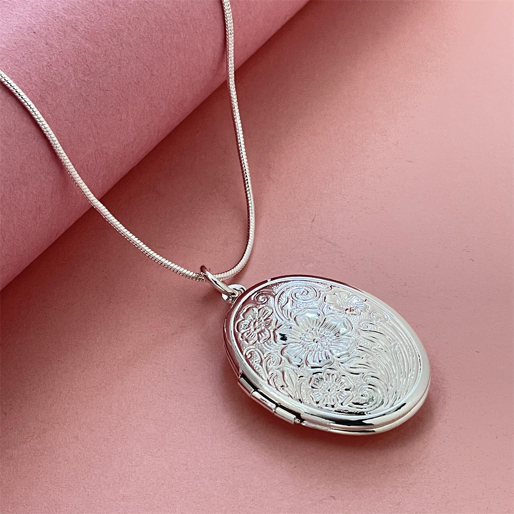 925 Gümüş Yılan Kolye Oval Fot - 925 Sterling Silver Chain Necklace Men incelemesi ve fiyatı