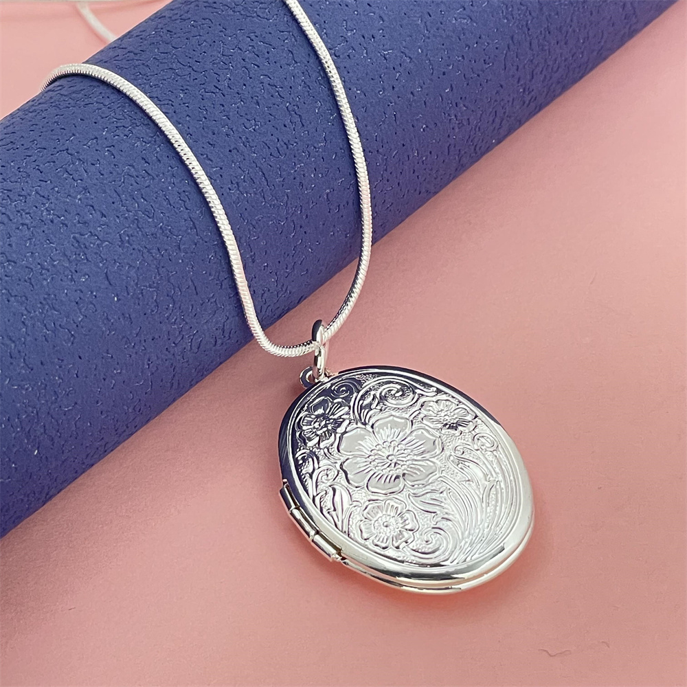 925 Gümüş Yılan Kolye Oval Fot - 925 Sterling Silver Chain Necklace Men incelemesi ve fiyatı