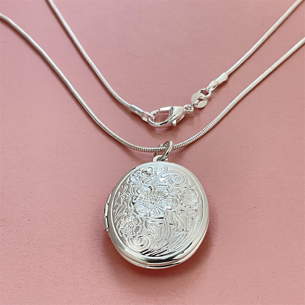 925 Gümüş Yılan Kolye Oval Fot - 925 Sterling Silver Chain Necklace Men incelemesi ve fiyatı