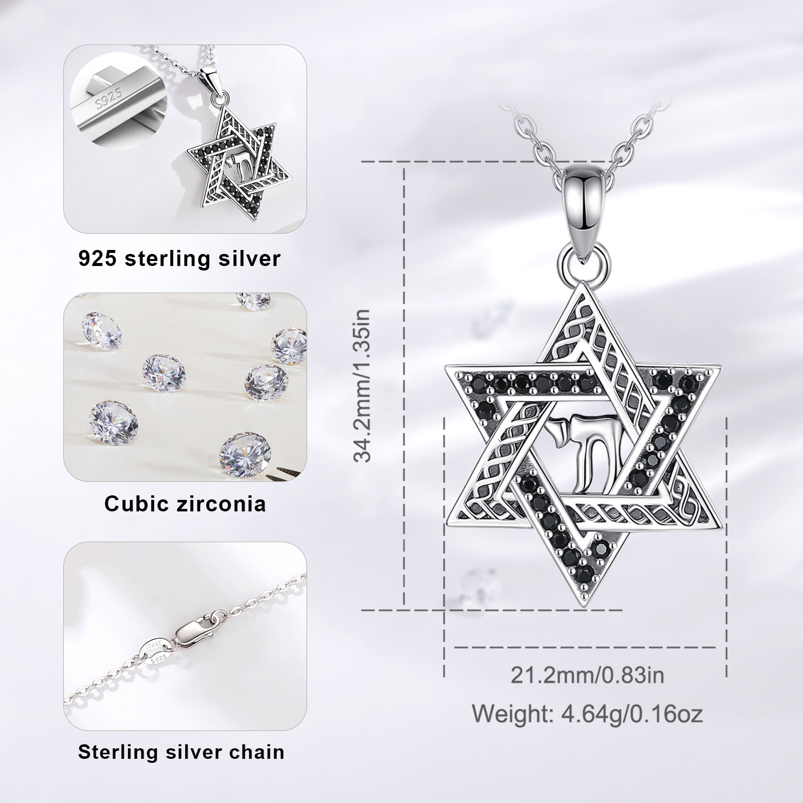 Eudora kadınlar için 925 ayar  - 925 Sterling Silver Chain Necklace Men incelemesi ve fiyatı