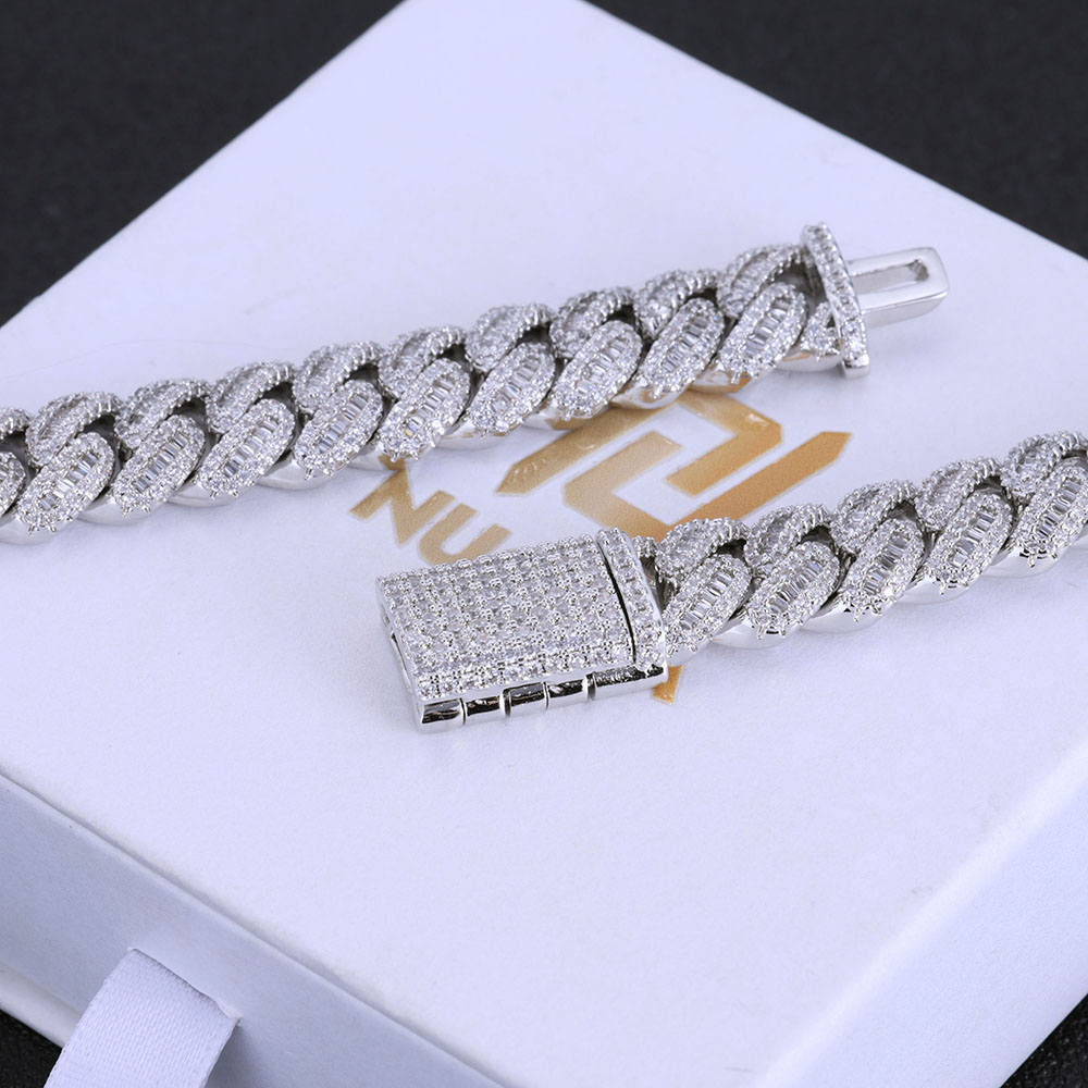 NUOYA Hip Hop takı yüksek kali - Cuban Link Chain 12Mm incelemesi ve fiyatı